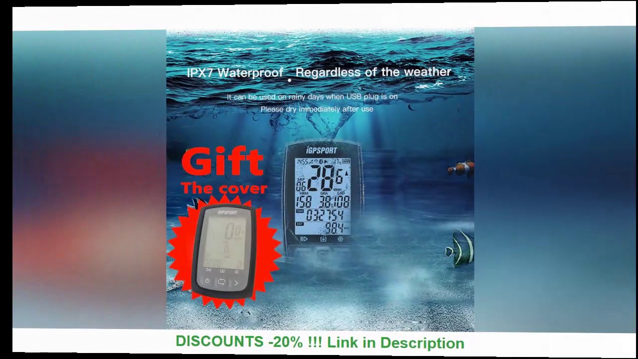 Review Igpsport GPS -Enabled Bike Bicycle Computer SALE igs10 iGS20E iGS50E iGS618 Wireless Speedom