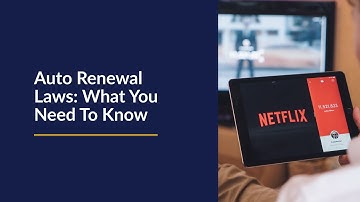 Auto Renewal Laws: What You Need to Know
