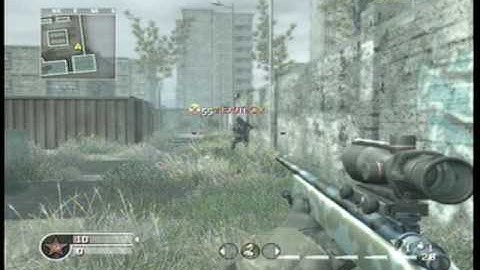 CoD4: How To No Scope Trick :: SiiK Sc0pEs & z Ex0TiiC x