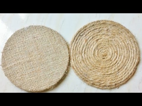 How To Create Easy Rope Coasters - DIY Home Tutorial - Guidecentral