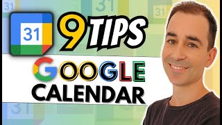 ⭐ ¡NUEVO!  9 trucos productivos para GOOGLE CALENDAR  Google Workspace