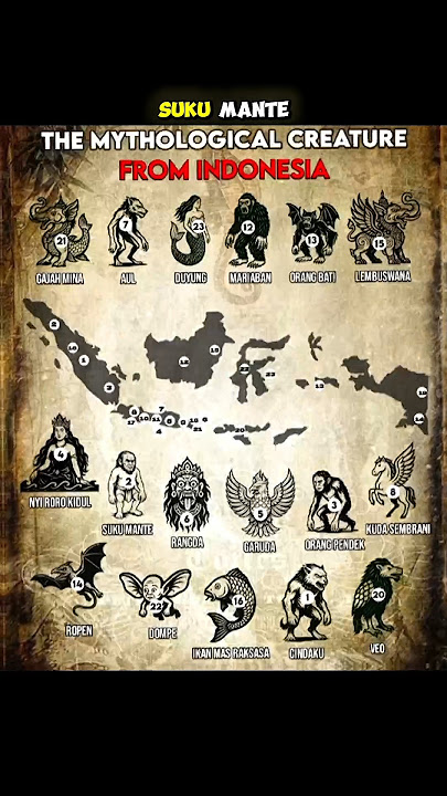 MAHLUK MITOLOGI SERAM YANG D DI INDONESIA #gudangit #shorts #facts