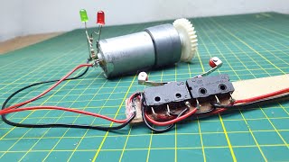 Limit Switch - Changing the direction of DC Motor - Limit siviç ile motor yönü değiştirme