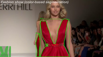 Fashion show (color-based segmentation)
