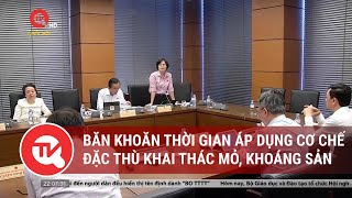 Băn khoăn thời gian áp dụng cơ chế đặc thù khai thác mỏ, khoáng sản | Truyền hình Quốc hội Việt Nam