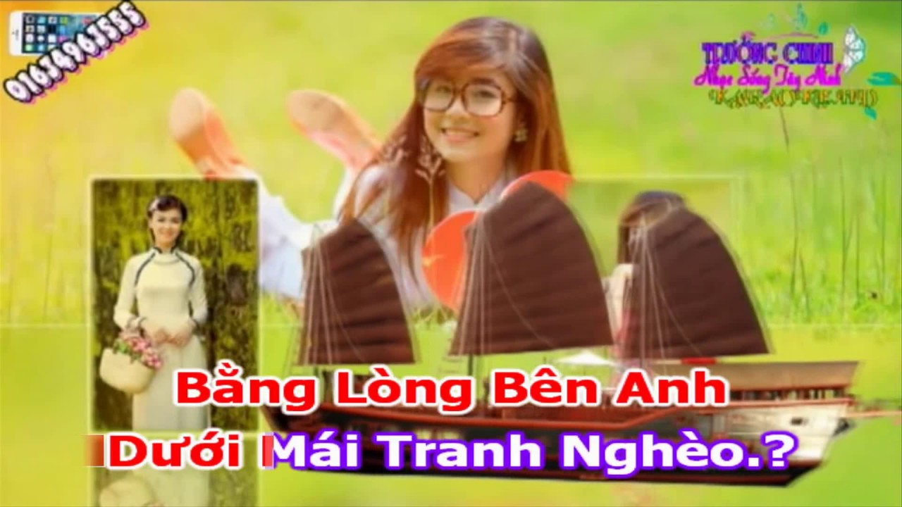 TRANG SANG VUON CHE karaoke HD