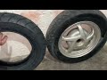 Diferença entre pneus Honda Lead 100/90 ou 3.50 ambos aro 10