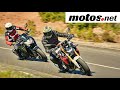 BMW F 900 R vs Kawasaki Z900 2020 | Prueba comparativa / Test / Review en español | motos.net