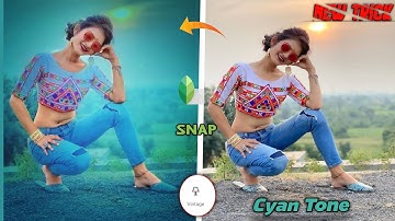 Snapseed background colour blue editing teaching।। cb edit।। Snapseed cyan tone।। Hindi