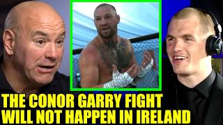Did Dana White accidently LEAK Conor McGregor vs Ian Garry fight details?,Khamzat grinding hard