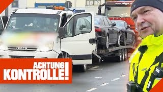 Zulässige Anhängelast überschritten: Auto um 1620 kg überladen 1/2 | Achtung Kontrolle | Kabel Eins