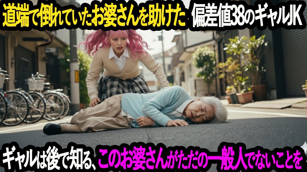 道端で倒れていたお婆さんを助けた偏差値38のギャルJK。ギャルは後で知ることになる、そのお婆さんがただの一般人でないことを...