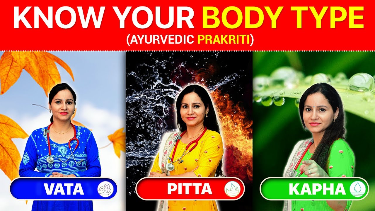 Ultimate Ayurvedic Body Test Know Your Body Type Vata Pitta and Kapha