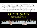"City of Stars" from "La La Land" - Cocktail Jazz Piano Arrangement With Sheet Music
