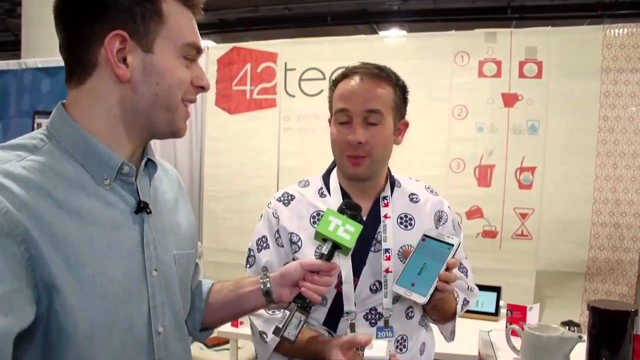 42tea at CES 2016 - Techcrunch Interview