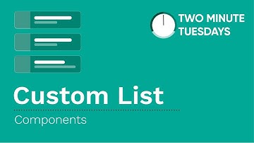 #TwoMinuteTuesday | Custom Lists