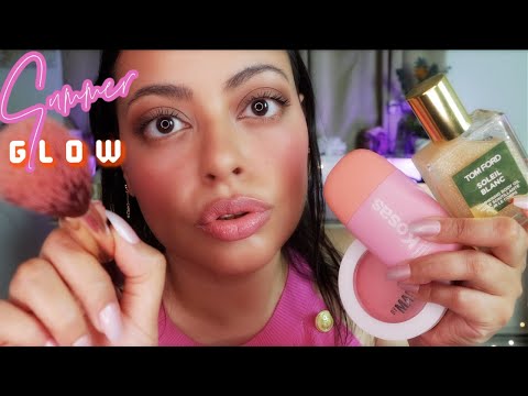 ASMR| BESTIE Gives You the "SUMMERY GLOW" Makeover - Doing Your Makeup RP (PERSONAL ATTENTION)
