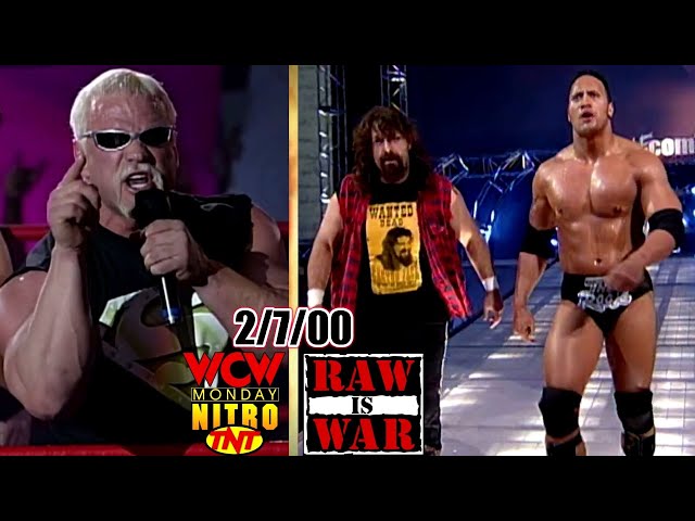 WWF RAW vs. WCW Nitro - February 7, 2000 Full Breakdown - 10-Man