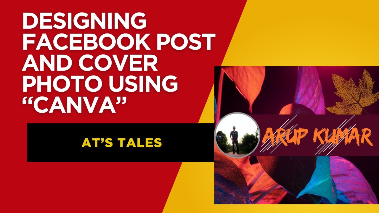 Facebook photo/cover photo design using Canva Design