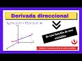 UNIDAD 2: Derivada direccional de una función de tres variables