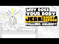 Why Does Your Body Jerk Right Before Falling Asleep? 😱💤 #SleepGlitch #MindBlown