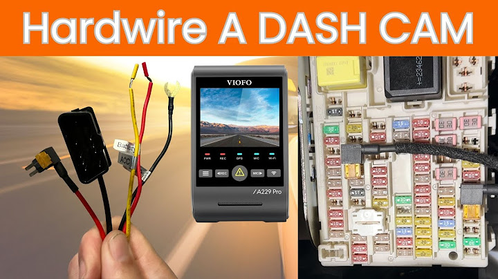 how to safely install dash cam wiring into the car