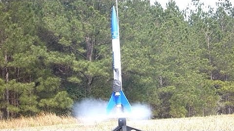 Rocket Launch Failure with On Board Camera. Small rocket highly unstable.