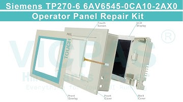 6AV6545-0CA10-2AX0 Siemens TP270-6 Protective film touchscreen lcd display plastic case