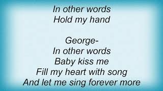 Video thumbnail of "George Strait - Fly Me To The Moon Lyrics"