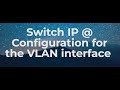 SWITCH IP Config &amp;  Management  Native VLAN Interface