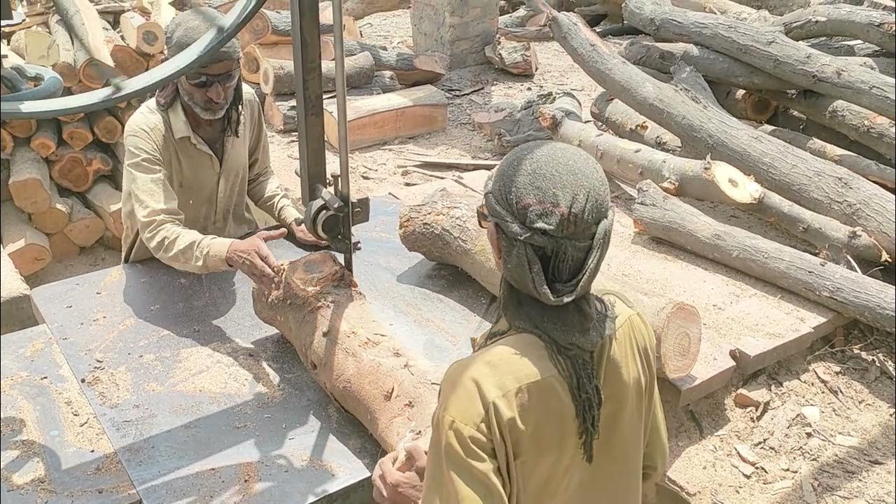 Wood cutter Aara mashine ( Lakri chirne wala Aara host imran javed