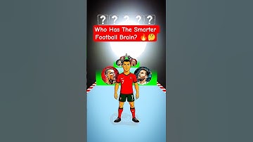 🧠 IQ CR7 vs Messi ⚽ Who Has The Smarter Football Brain? 🔥 #shorts