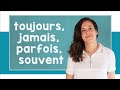 Learn french adverbs of frequency  a1 with alicia