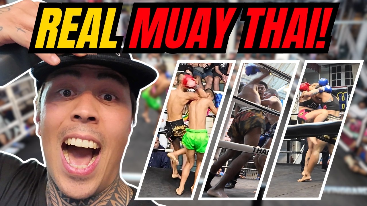 Thaiboxen hautnah in Thailand - Wir stehen direkt am Ring!!! - VLOG