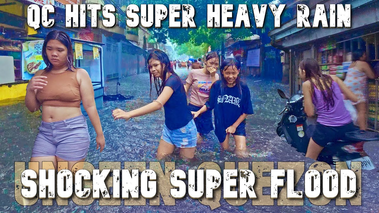 When the Streets Disappear: Metro Manila Drowned by Waist-High Floods Real-Time City Underwater [4K]