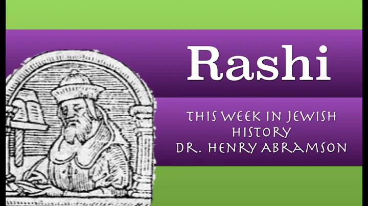 Rashi, Great Torah Commentator (This Week in Jewis...