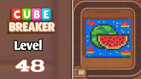 Color Cube Breaker Level 48 Solution Walkthrough 