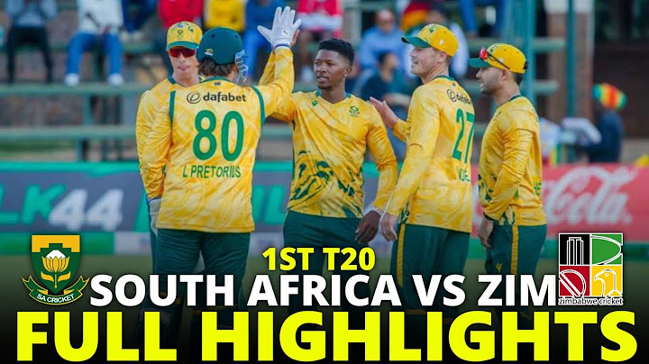 South Africa vs Zimbabwe Full Highlights 1st T20 Tri Series 2025 | SA VS ZIM