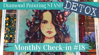 Monthly check-in #18 -  Honest reviews make me re-think my post detox diamond painting plans