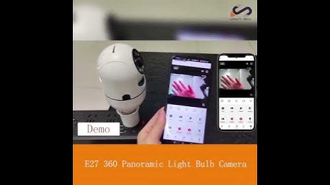 E27 360 Panoramic Light Bulb Camera WiFi Motion Detection Home Surveillance Camera