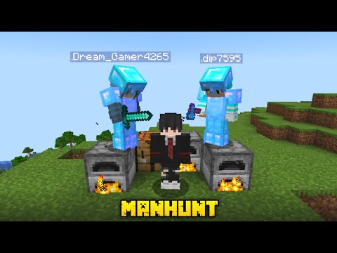 Minecraft Speedrunner Vs 2 Hunters with Full Diamond Armour in 1.18 (Hindi) | Minecraft 1Vs2 Manhunt