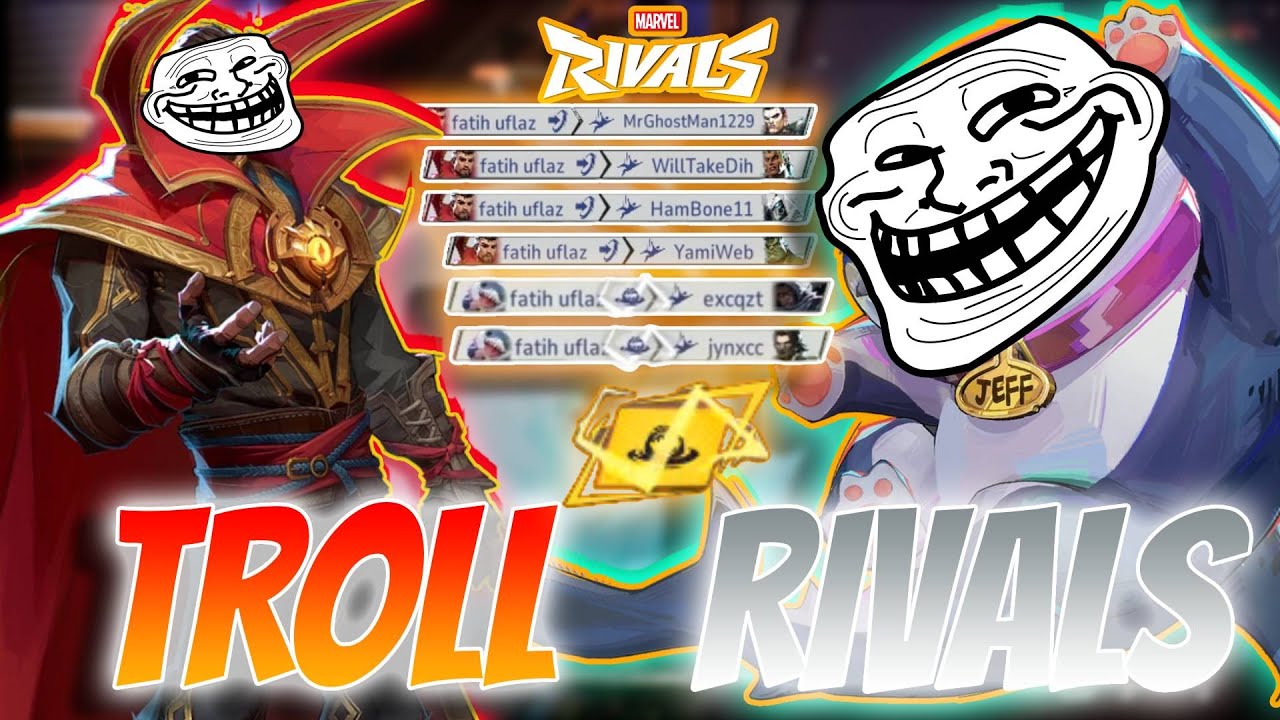 MARVEL RIVALS But only TROLL moments ! - YouTube