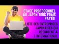 Stage professional au japon pour les africans   letranger