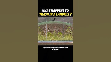 What happens to trash in a landfill #knowledge #foryou #trash #landfill #usa