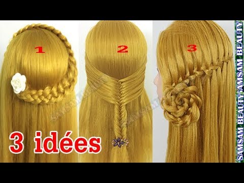 Tutoriels Coiffures Queue De Cheval Originale 3 Idées  Beautiful Hairstyles SAMSAM BEAUTY