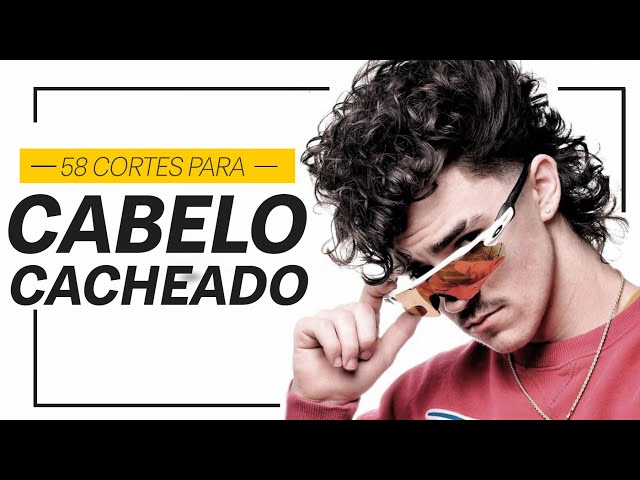 Pedaços de Cabelo Compridos Masculinos, Cabelos Cacheados, Moda