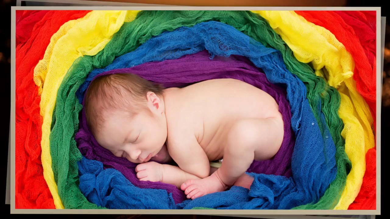 Rainbow Baby Newborn Photoshoot