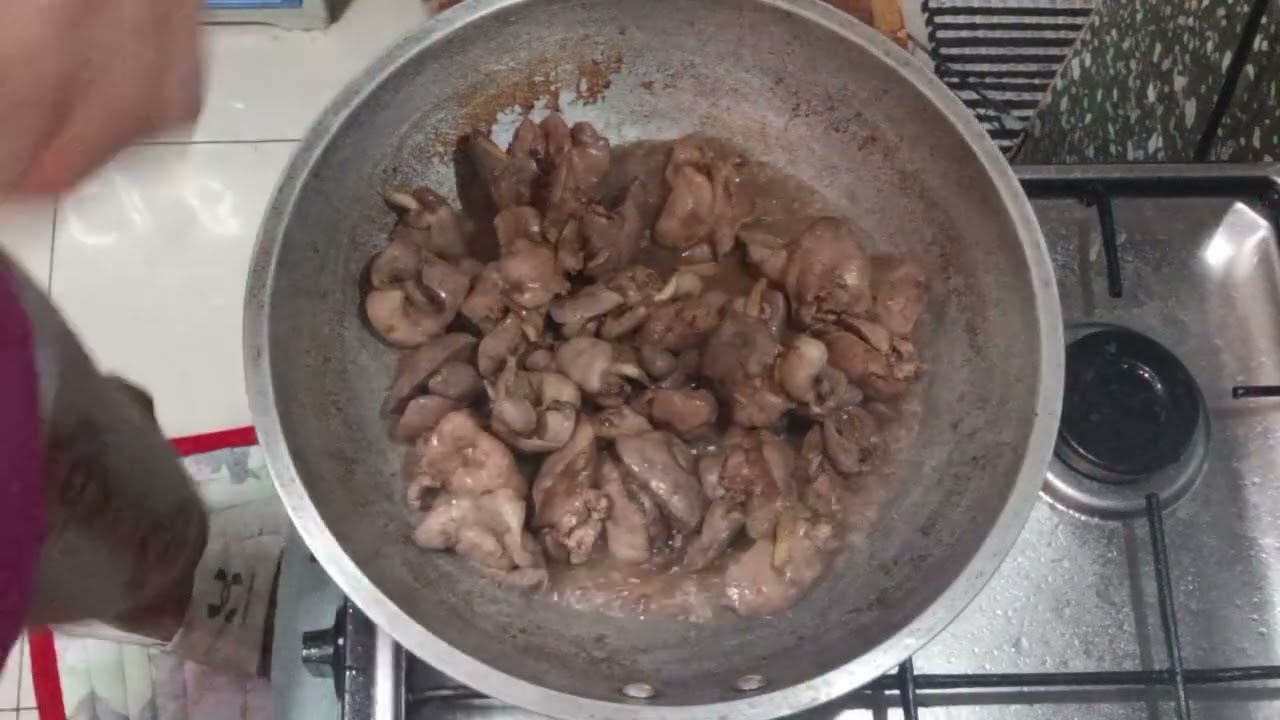 Adobong atay balunbalunan ang ulam ko ngayon