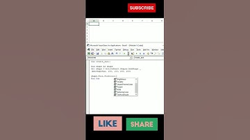 How to create a sun shape by using VBA | Visual Basic Application