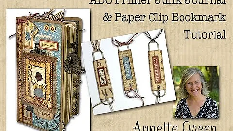 ABC Primer Junk Journal with Paper Clip Bookmark T...